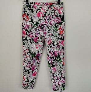 Joseph Ribkoff Geometric Floral Pants Size 8